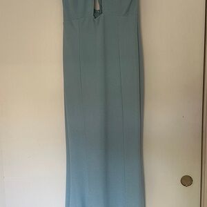 Elegant Blue Women's Dress